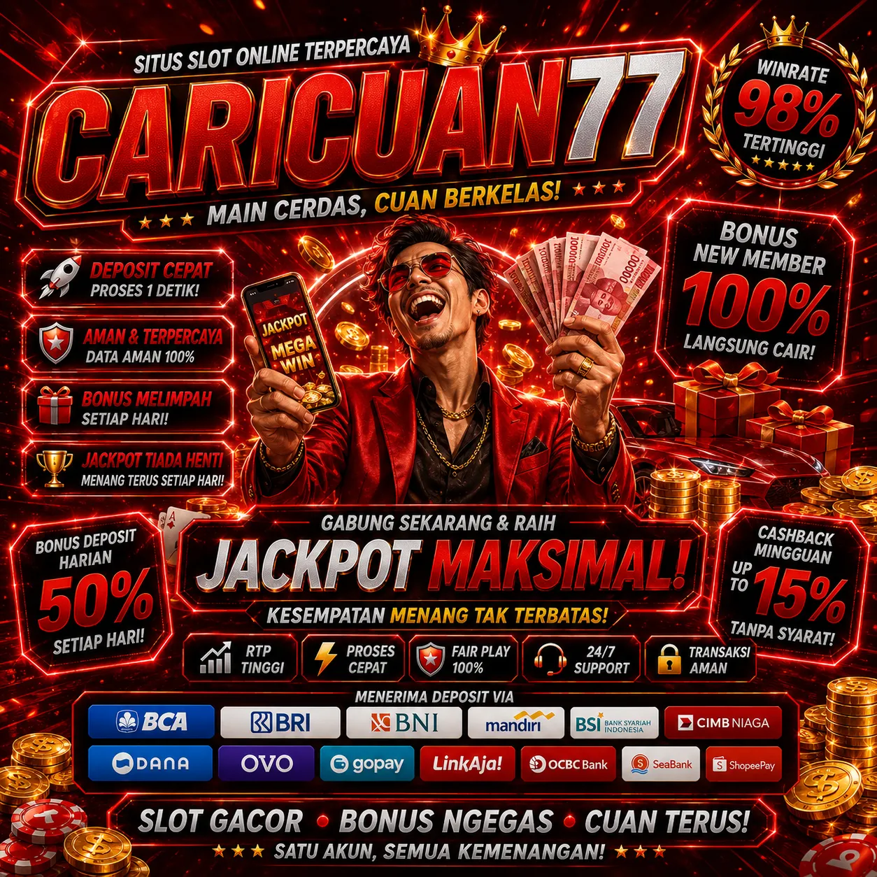 CARICUAN77 Banner